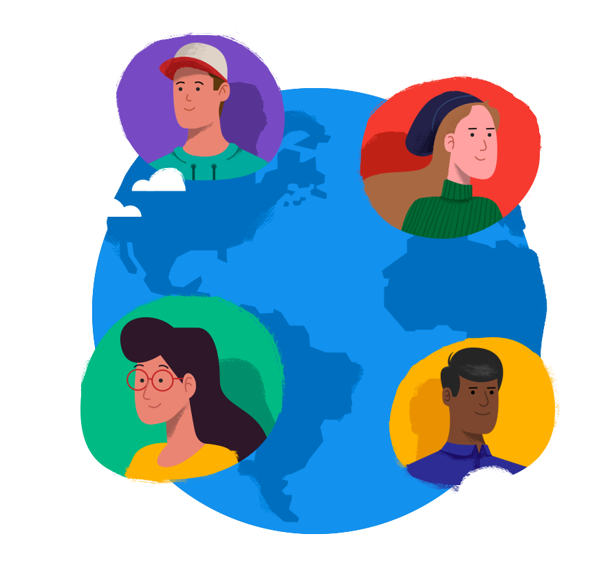 Connecting people around earth